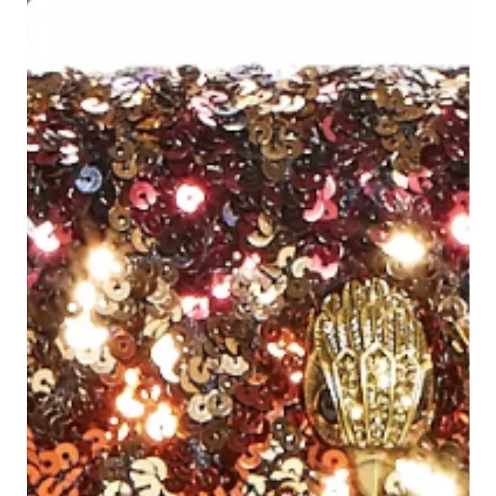 Kurt Geiger Multicolor Sequin Chain Shoulder Bag - Picture 3 of 10